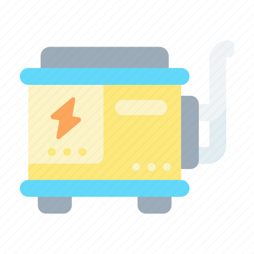 Generator, electricity, electric, electrical, nuclear, energy icon - Download on Iconfinder