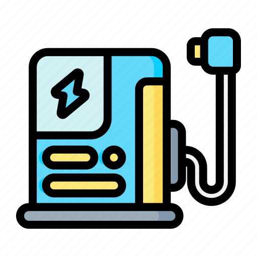 Car, charge, charger, electric, nuclear, energy icon - Download on Iconfinder