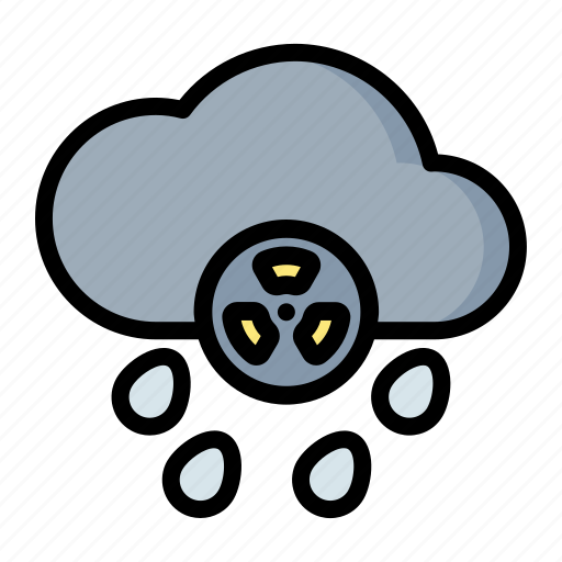 Nuclear, pollution, acid, rain, energy icon - Download on Iconfinder