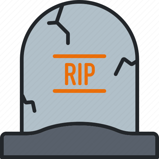 Cemetery, grave, halloween, holiday, scary, spooky, tombstone icon - Download on Iconfinder