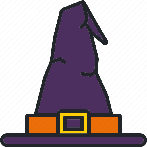 Halloween, hat, holiday, scary, spooky, witch hat, witchcraft icon - Download on Iconfinder