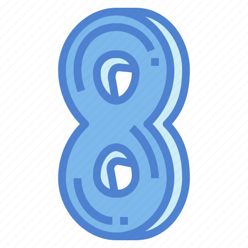 Eight, number, mathematics, score, count icon - Download on Iconfinder