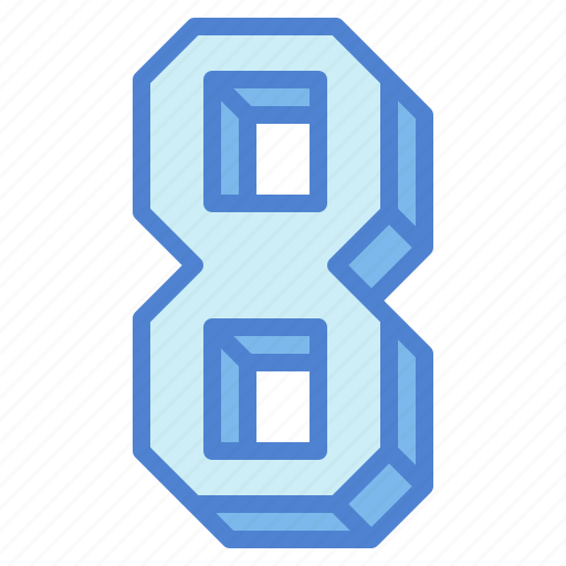 Eight, number, mathematics, score, count icon - Download on Iconfinder