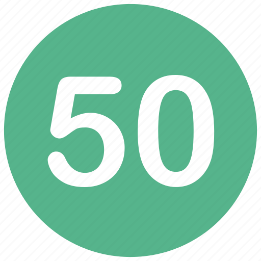 Number, fifty, mathematics icon - Download on Iconfinder