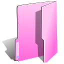 folder, pink