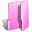 folder, pink 