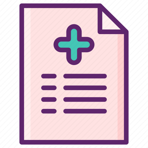 Medical, history, health, document icon - Download on Iconfinder