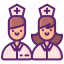 nurse, male, female, medical 