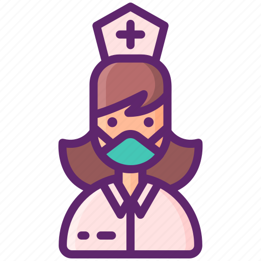Nurse, mask, medical icon - Download on Iconfinder
