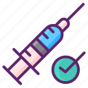 vaccination, injection, syringe