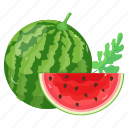 watermelon, cantaloupe, fruit, food, healthy diet
