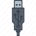 cable, components, connector, electronics, plug, technology, usb