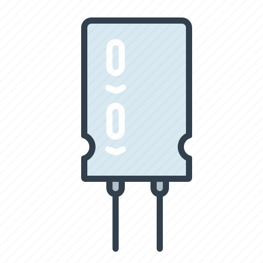 Components, electrolytic capacitor, electronics, technology icon - Download on Iconfinder