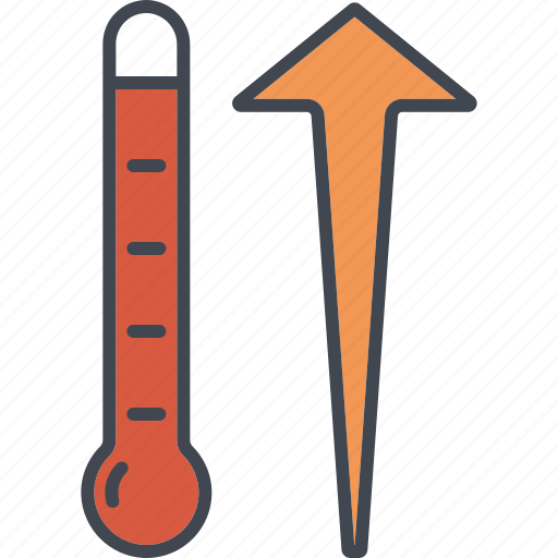 Climate change, ecology, environment, nature, rising, temperature, thermometer icon - Download on Iconfinder