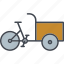 bicycle, cargo bike, delivery bike, ecology, environment, nature, transportation 