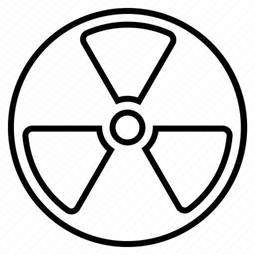 Danger, ecology, environment, nature, nuclear power, radiation, warning sign icon - Download on Iconfinder