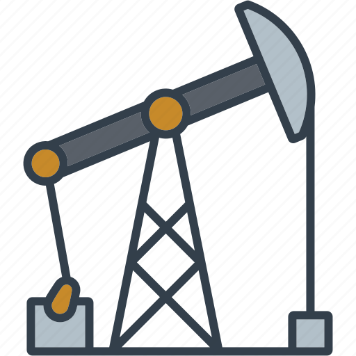 Exploitation, fossil fuel, industrial, industry, oil well, pump jack, technology icon - Download on Iconfinder