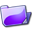 folder, open, violet 