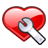 bookmark, heart, toolbar