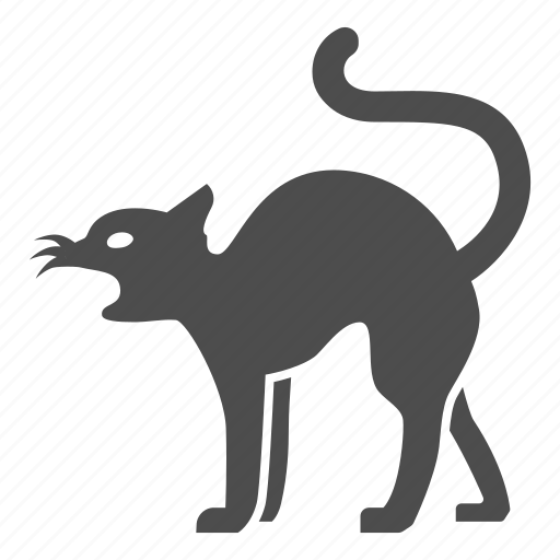 Cat, animal, halloween, feline, pet, black icon - Download on Iconfinder