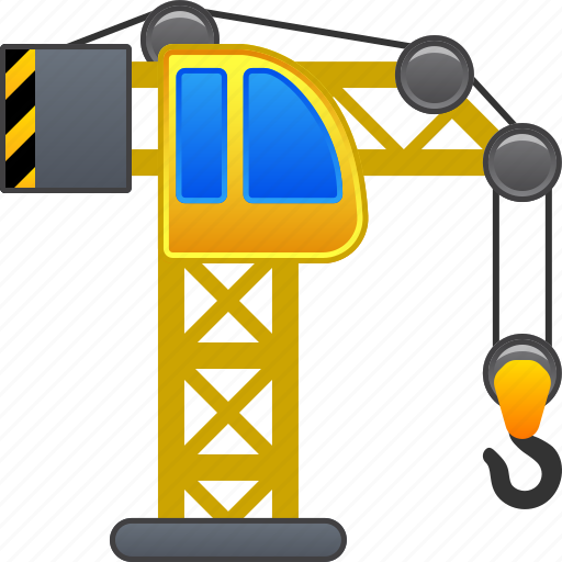 Build, building crane, construct, construction, development, industry, project icon - Download on Iconfinder