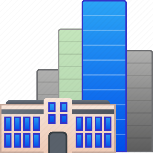 City, architecture, buildings, company, property, real estate, town icon - Download on Iconfinder