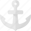 anchor, hook, navy, see, ship 