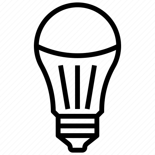 Bulb, electronics, lamp, led, light, lighting, tool icon - Download on Iconfinder