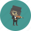 avatar, character, man, musician, occupation, people, violin 