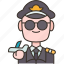 pilot, captain, airline, aviation, male 
