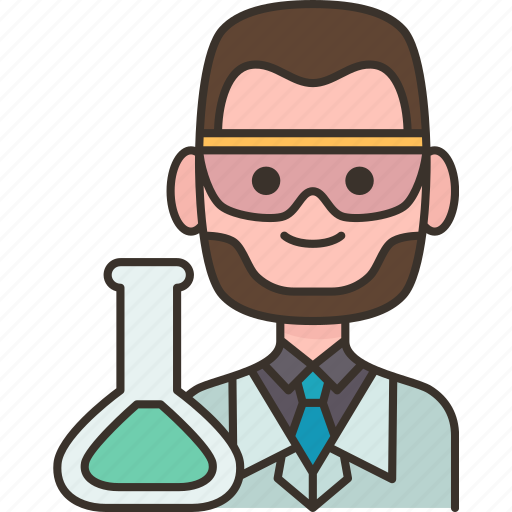 Researcher, chemist, scientist, biotechnology, analysis icon - Download on Iconfinder