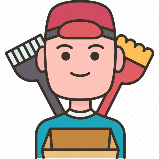 Volunteer, charity, cleaning, work, welfare icon - Download on Iconfinder