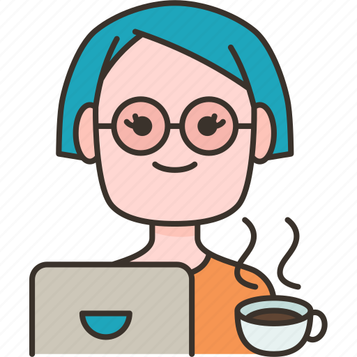 Freelance, job, laptop, caf, computer icon - Download on Iconfinder