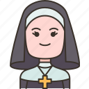 nun, sister, catholic, christian, religion
