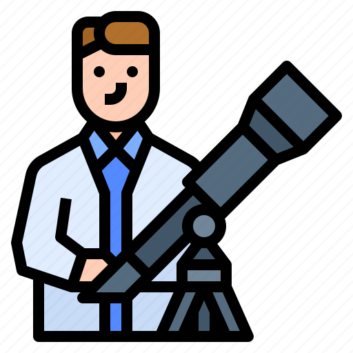Astronomer, avatar, career, job, occupation icon - Download on Iconfinder