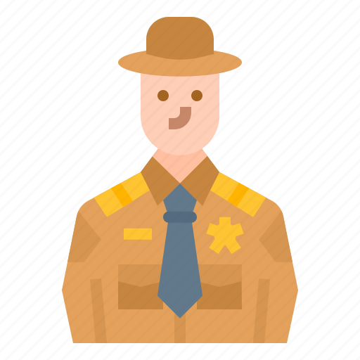 Avatar, career, job, occupation, sheriff icon - Download on Iconfinder