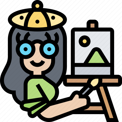 Artist, paint, picture, artwork, hobby icon - Download on Iconfinder