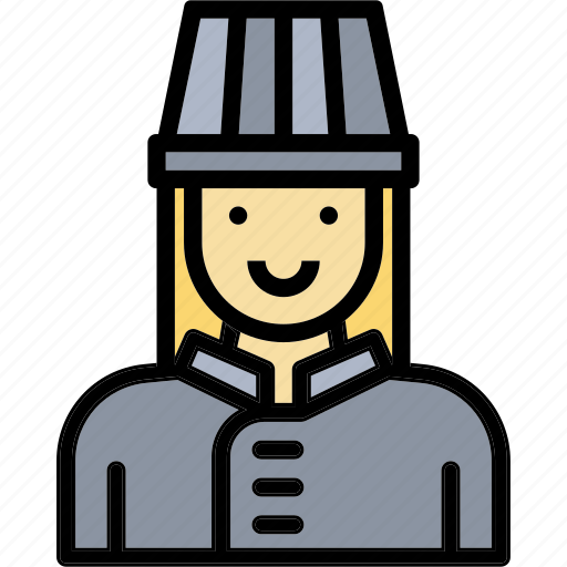 Chef, cook, occupation, profession, woman icon - Download on Iconfinder
