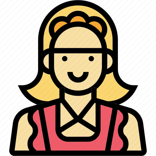 House, maid, occupation, profession, woman icon - Download on Iconfinder