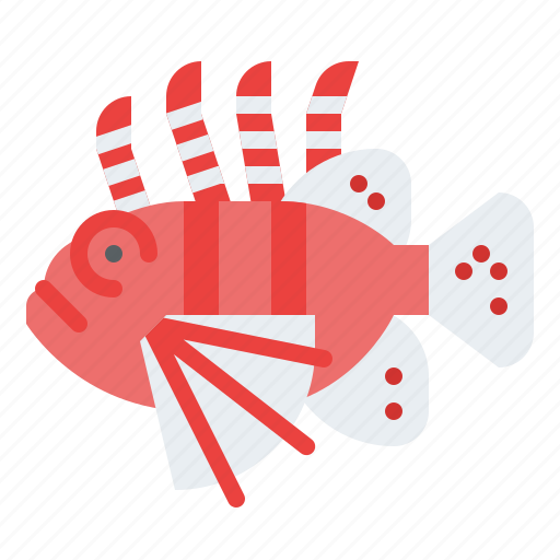 Lionfish, animal, ocean, sea, underwater, marine icon - Download on Iconfinder