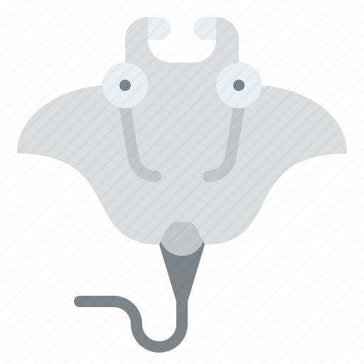 Manta, ray, animal, ocean, sea, underwater, marine icon - Download on Iconfinder