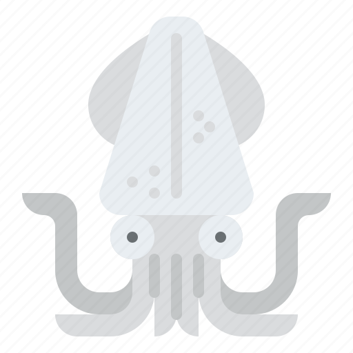 Squid, animal, ocean, sea, underwater, marine icon - Download on Iconfinder