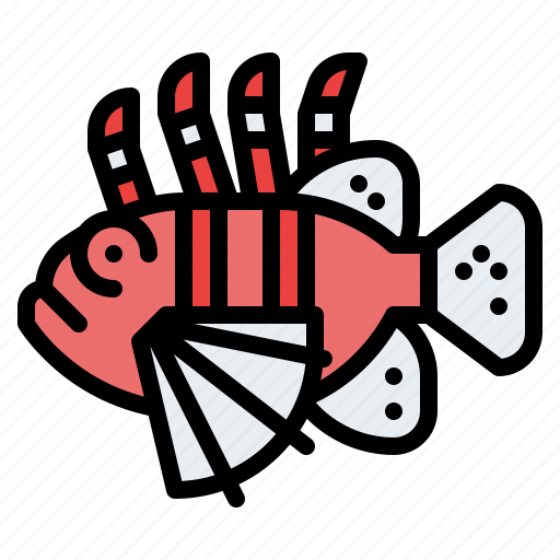 Lionfish, animal, ocean, sea, underwater, marine icon - Download on Iconfinder