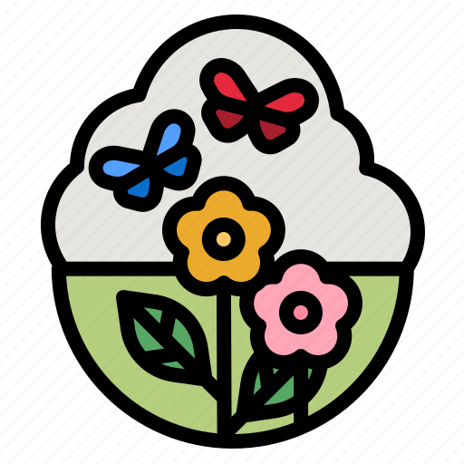 Flower, plains, field, nature, sun icon - Download on Iconfinder
