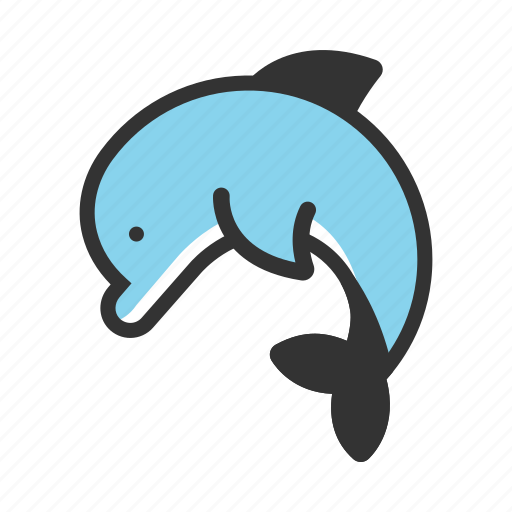 Animal, dolphin, fish, marine, nature, ocean, swim icon - Download on Iconfinder