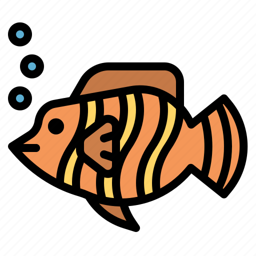 Ocean, butterflyfish, fish, animal, aquarium icon - Download on Iconfinder