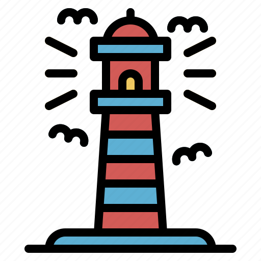 Ocean, lighthouse, sea, building, tower, light icon - Download on Iconfinder