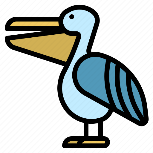 Ocean, pelican, bird, animal, wildlife, nature icon - Download on Iconfinder