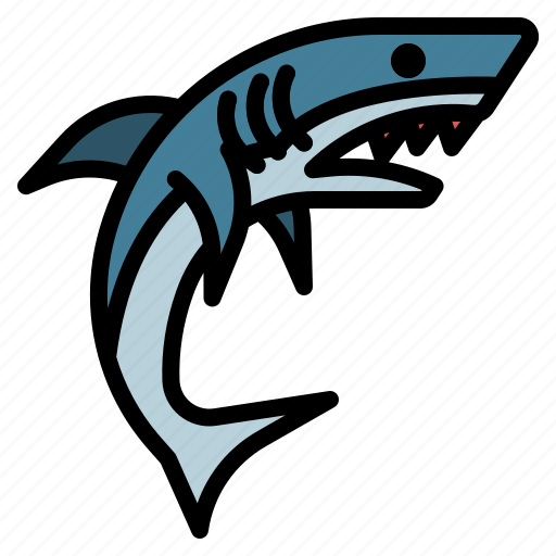 Ocean, shark, sea, fish, animal, danger icon - Download on Iconfinder