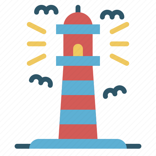 Ocean, lighthouse, sea, building, tower, light icon - Download on Iconfinder